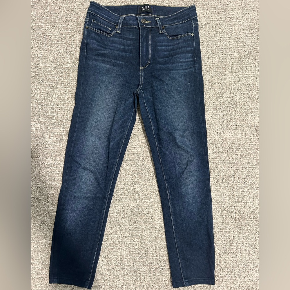 Paige Denim skinny cropped size 27 with a 23 inch inseam